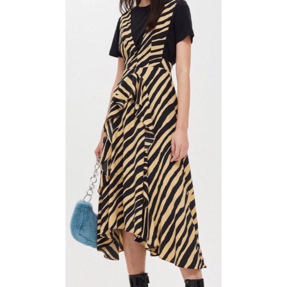 Topshop Dress Zebra Print